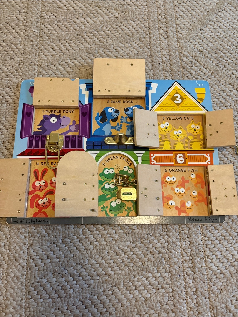 Melissa & Doug Latches board - Picture 2 of 2